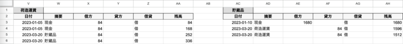 総勘定元帳2